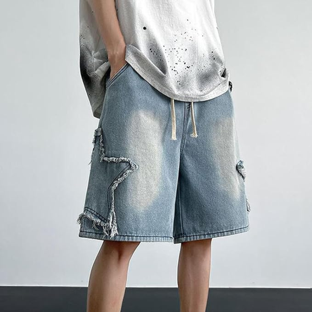 American Star Distressed Denim Shorts