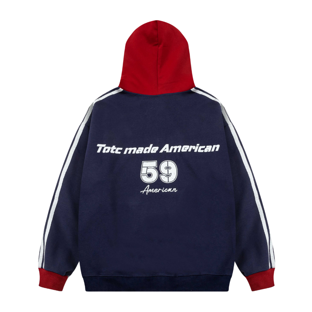 Classic Contrast Raglan Hoodie