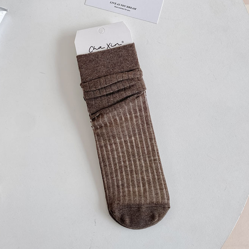 Summer Breathable Vertical Socks