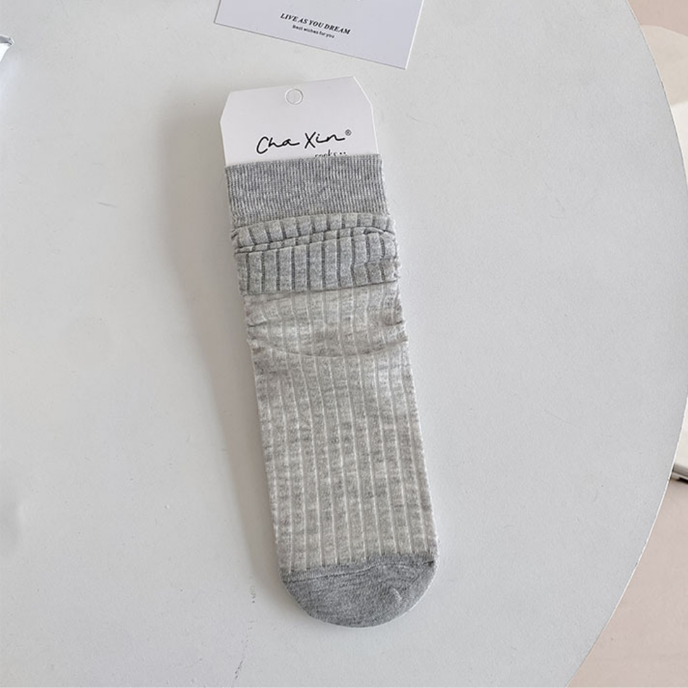 Summer Breathable Vertical Socks