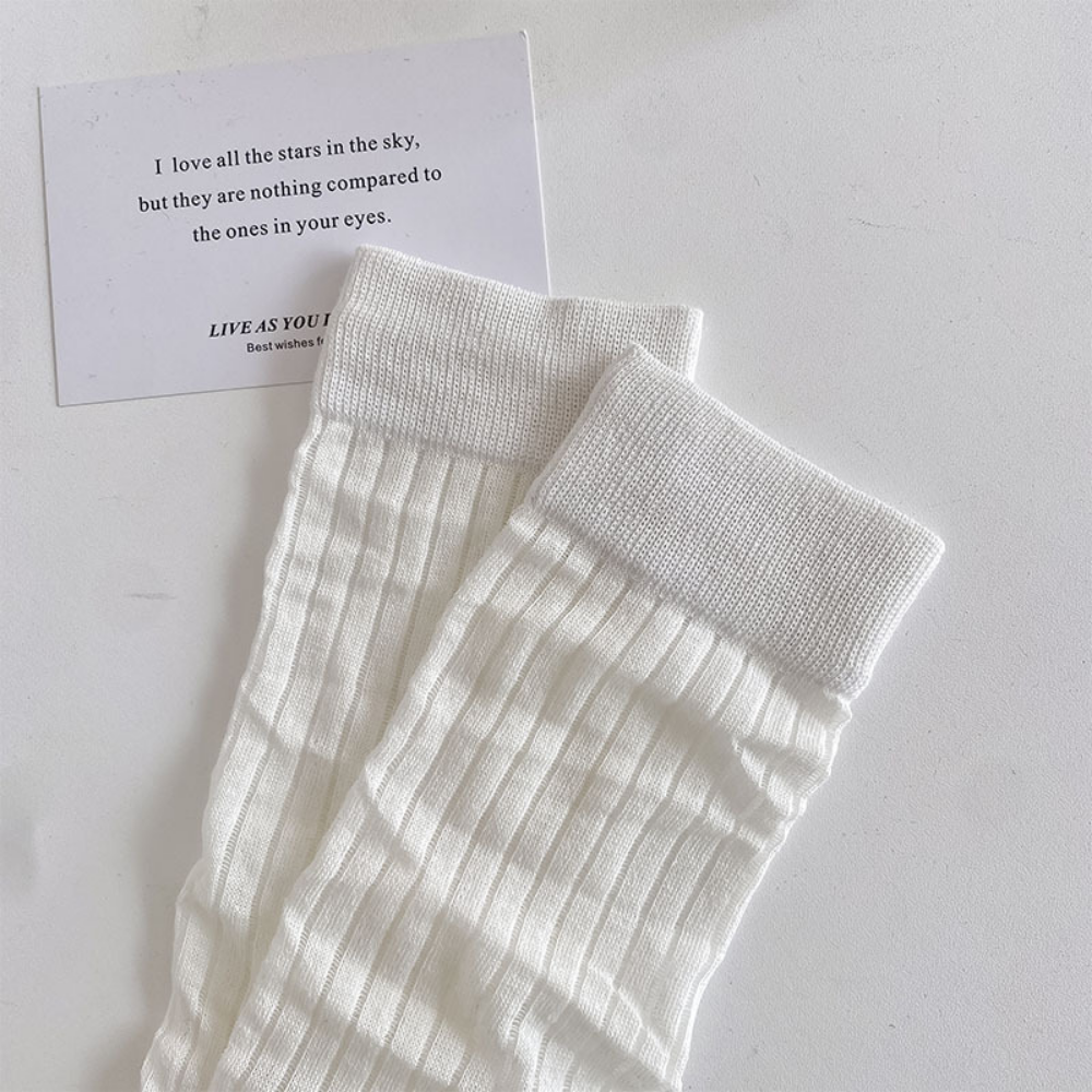 Summer Breathable Vertical Socks