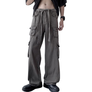 Street Belt Multi-Pocket Cargo Pants