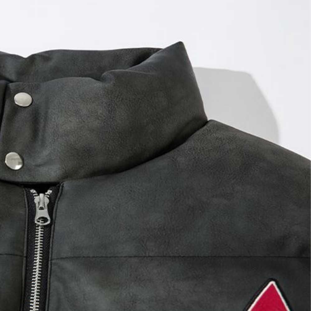 Ins Star Letter Patch Coat