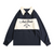 Japanese Retro Contrast Color POLO Sweatshirt