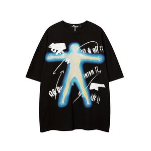 High Street Abstract Print T-shirt