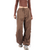 Vintage Solid Color Drawstring Sweatpants