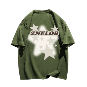 Stars Print Cotton T-Shirt