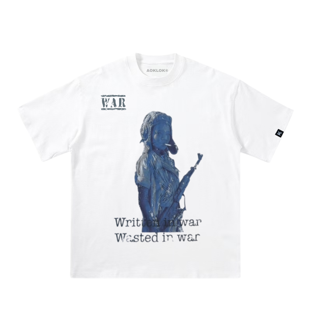 ART IN WAR Wasted in War” Tee — Silent Casualties Edition