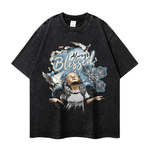 Angel Girl Washed T-Shirt