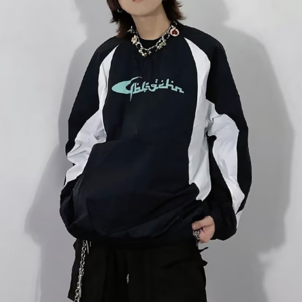 Street Color Matching Charge Sweatshirt