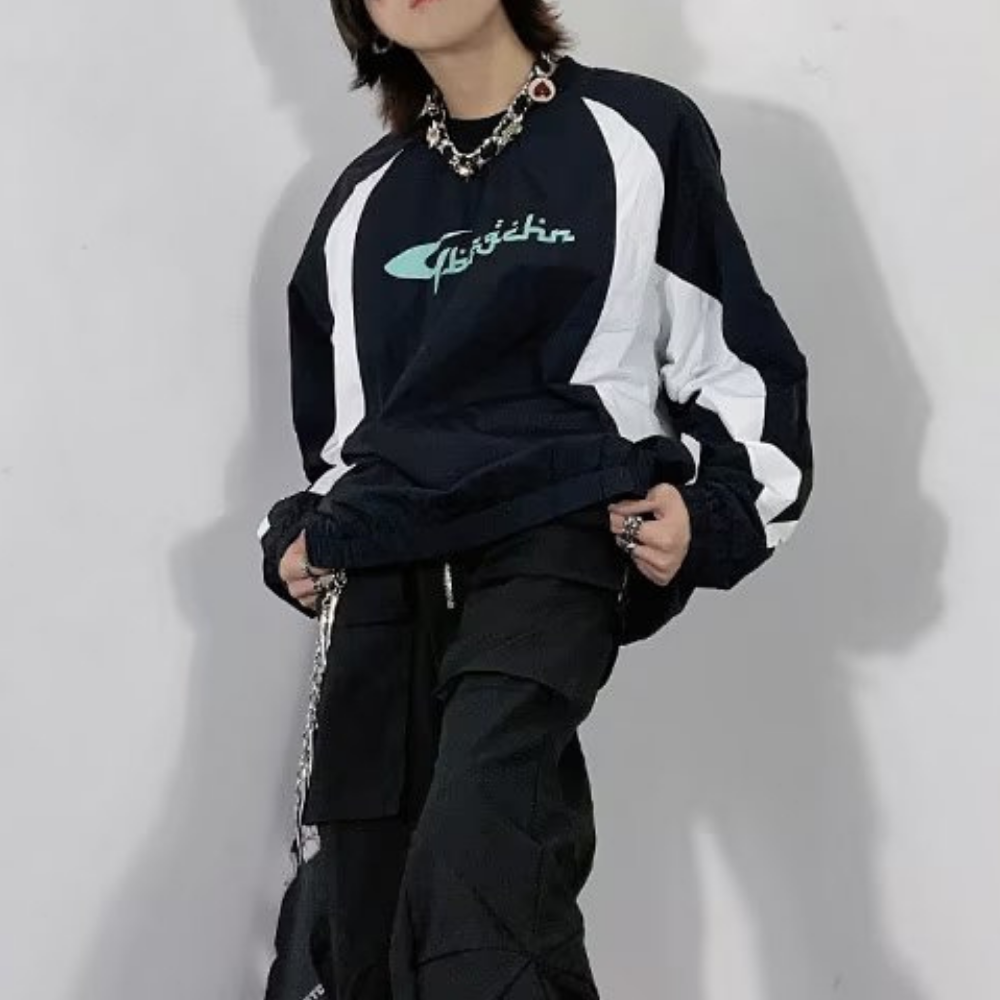 Street Color Matching Charge Sweatshirt