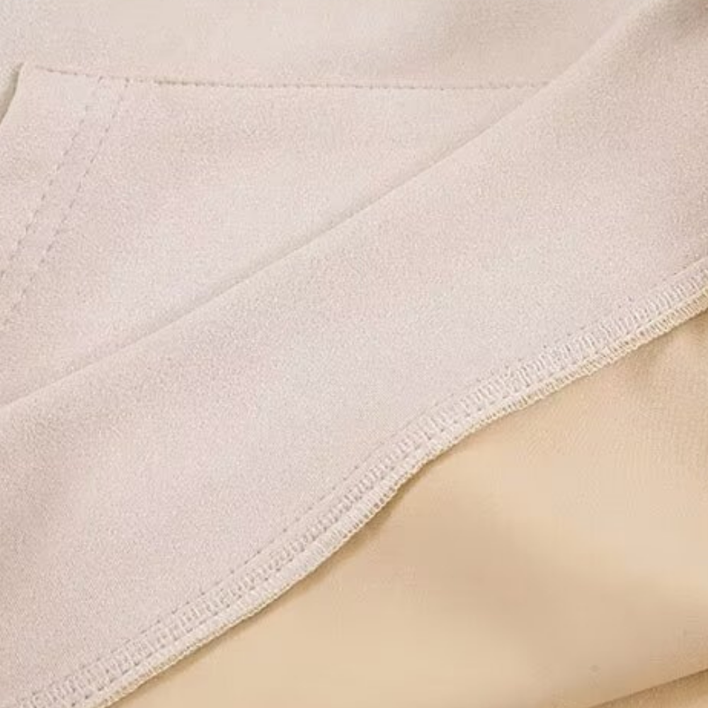 Vintage Couple Embossed Suede Hoodie
