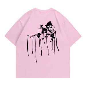 Minimal Ink Graphic Cotton T-shirt