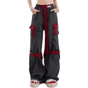 High Street Multi-Pocket Functional Cargo Pants