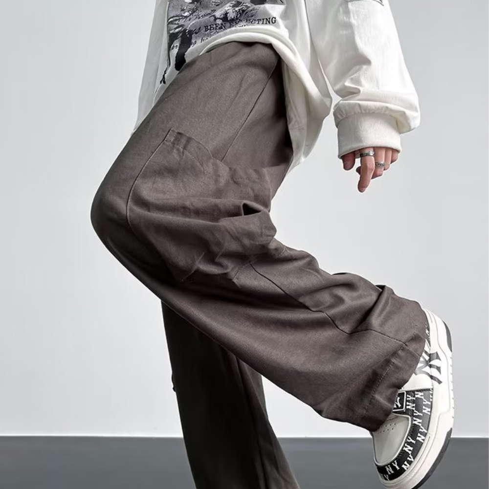 Japanese Loose Big Pocket Cargo Pants