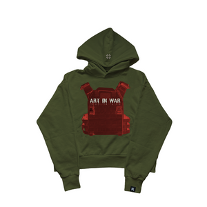 Art In War Vest Hoodie