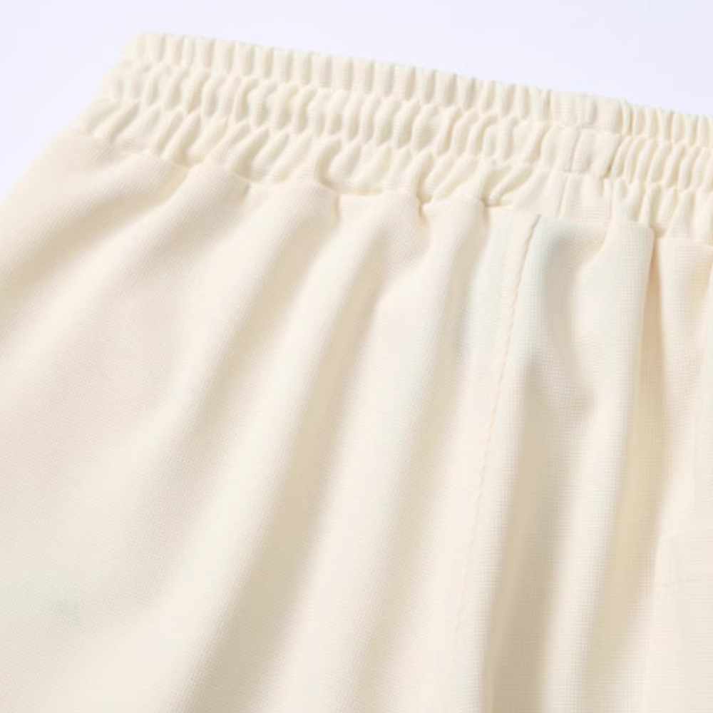 Casual Star Embroidery Drawstring Shorts