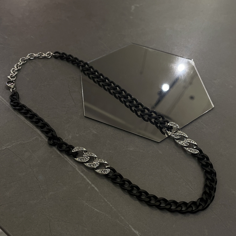 Classic Black Cuban Necklace