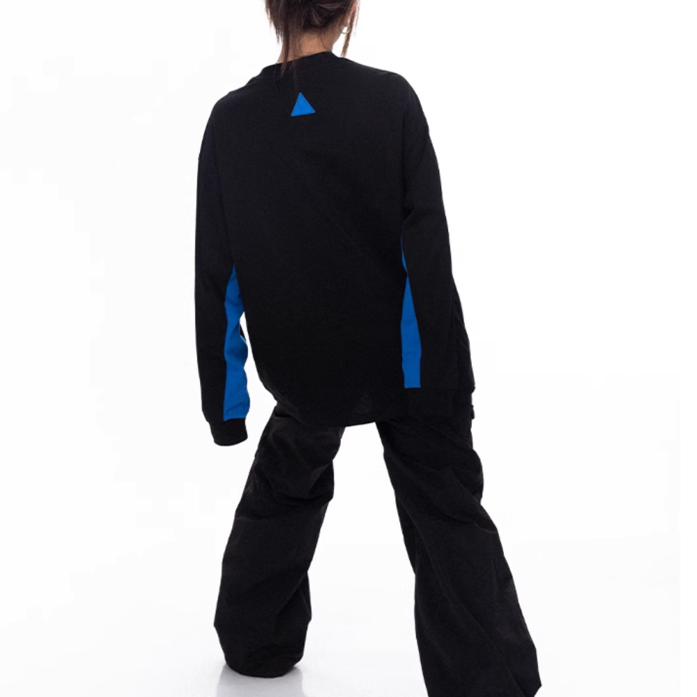 Heavy Breathable Contrast Sweatshirt
