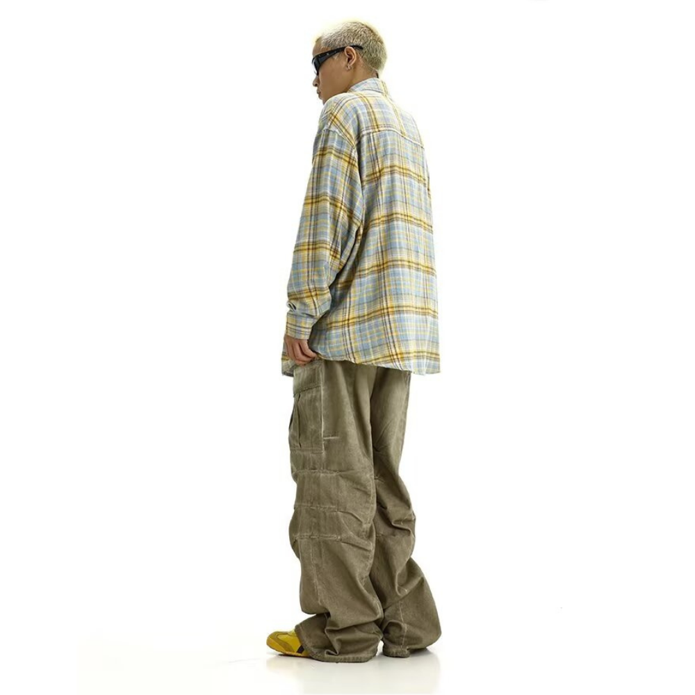 Japanese Rendered Plaid Shirt