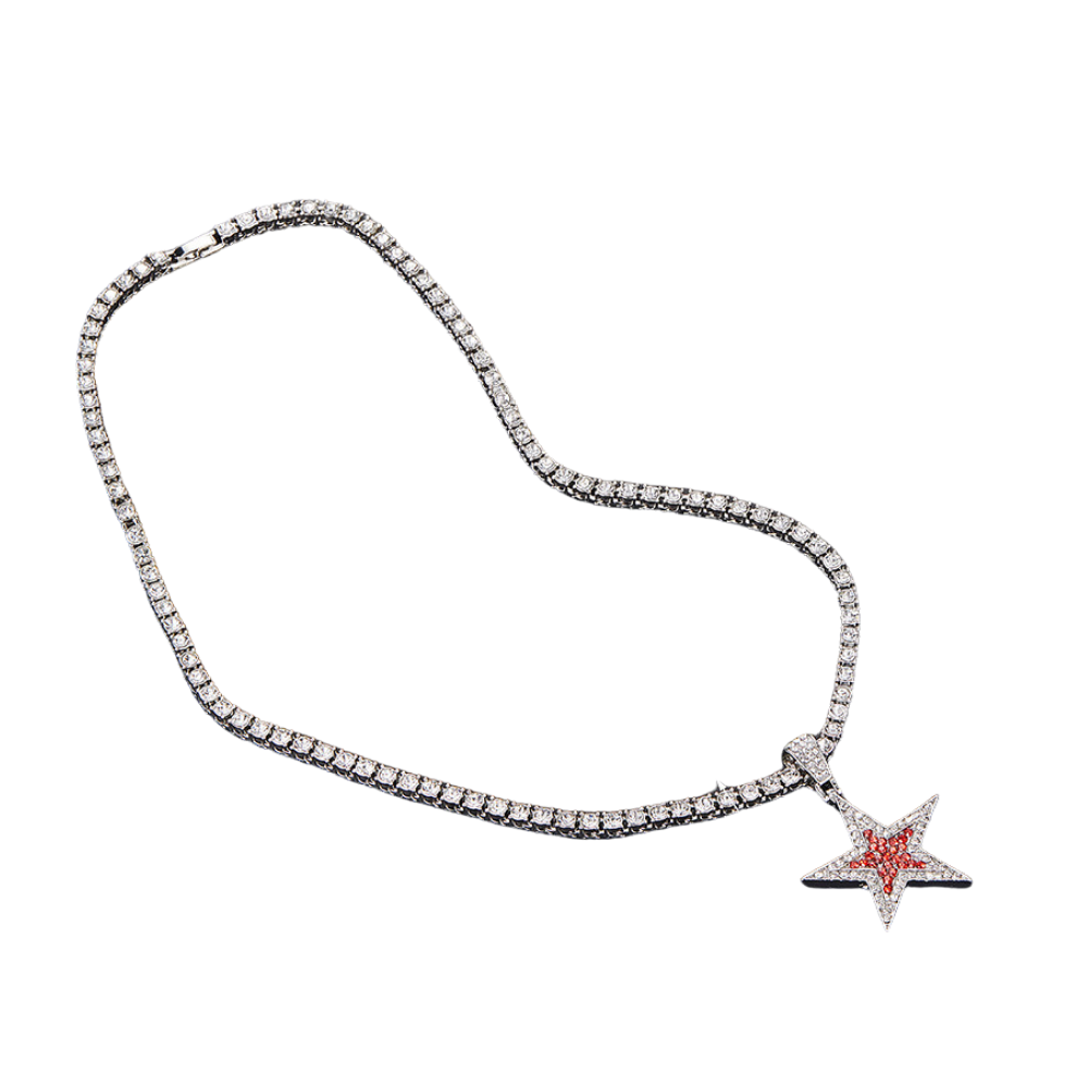 American pentagram necklace