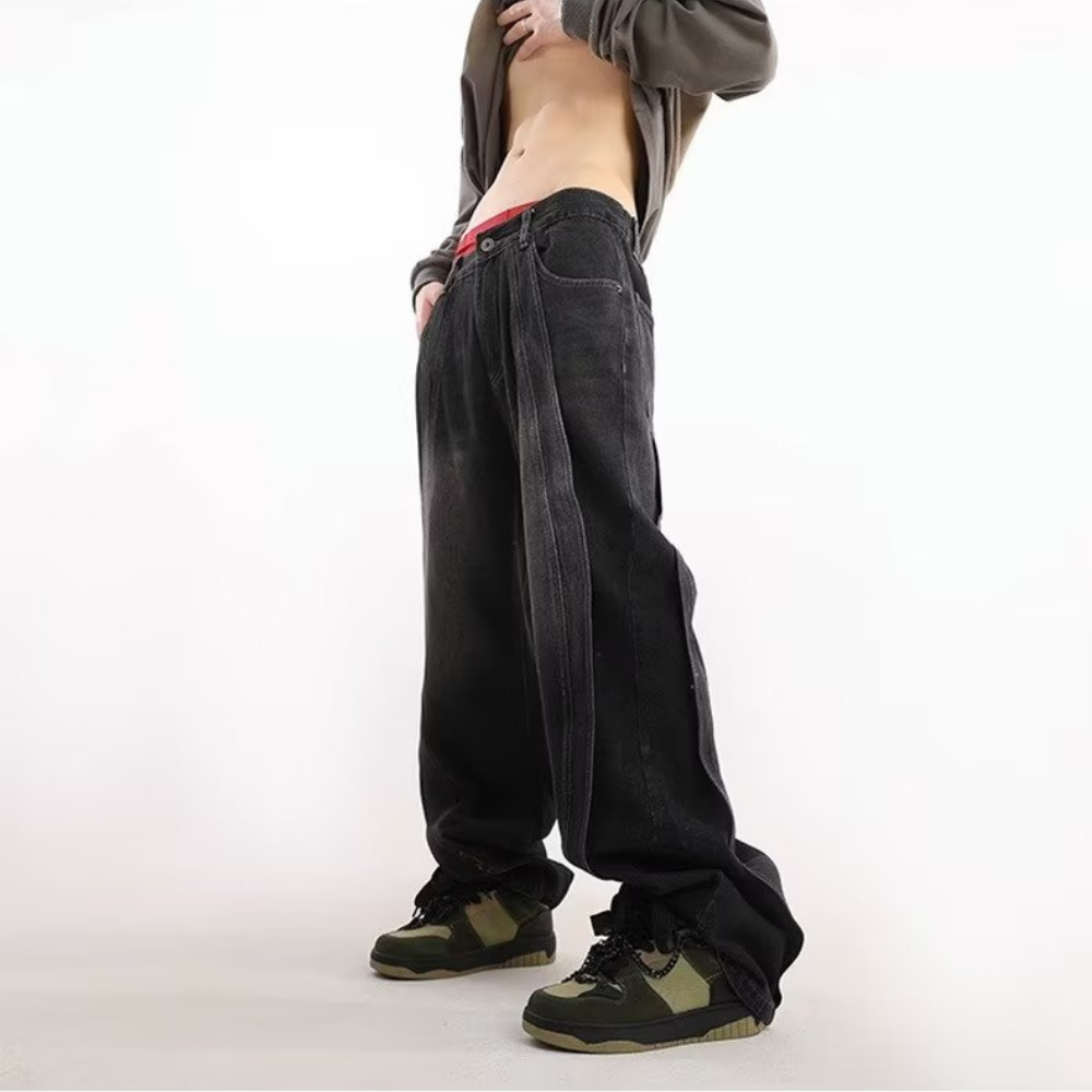 Vibe Heavy Patchwork Jeans