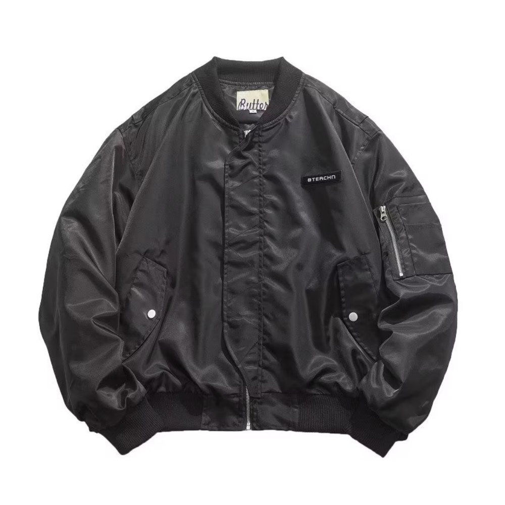 Vintage Loose Varsity Jacket