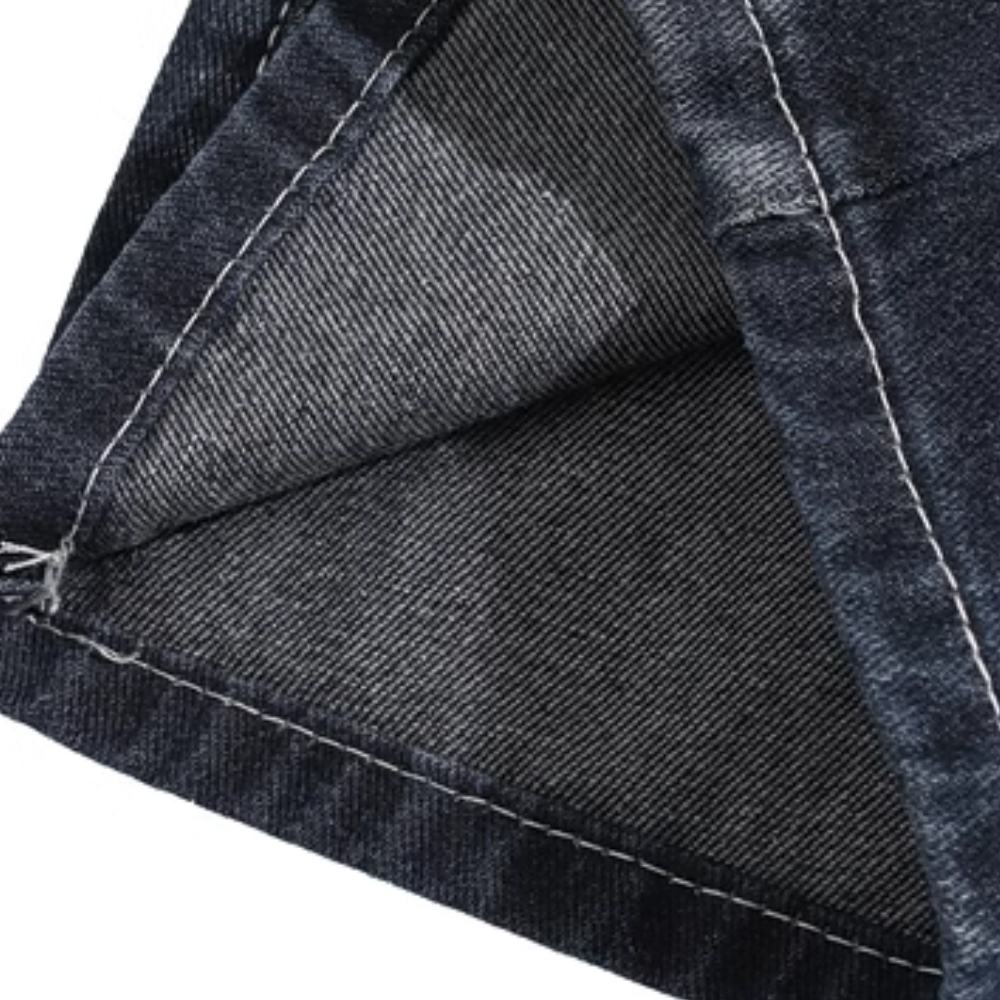 Vintage Wash Frayed Jeans