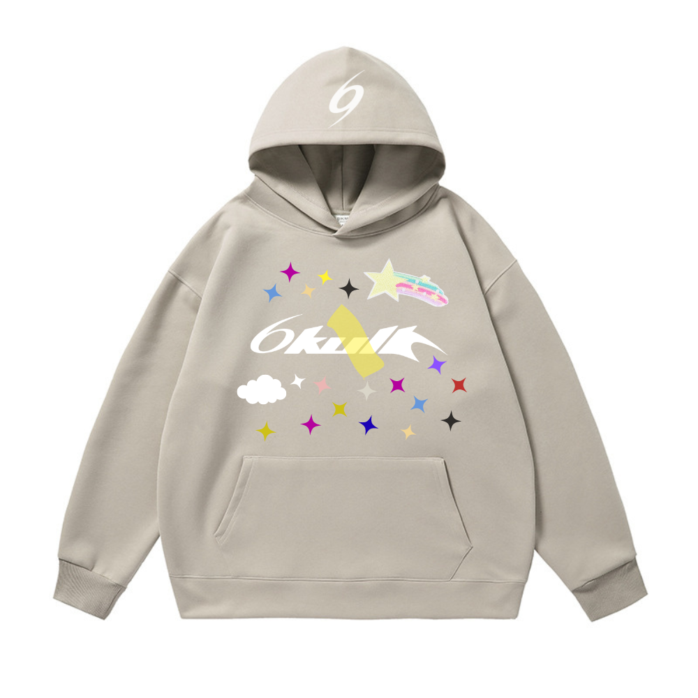 6Kull Star Plan Sky Rock Hoodie