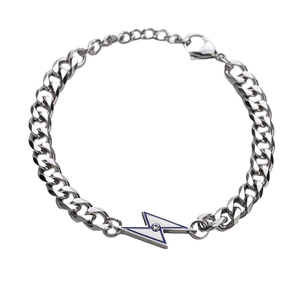 Cuban Lightning Titanium Steel Bracelet