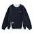 Simple Fake Two Pieces Solid Color Sweatshirt