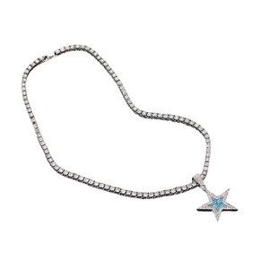 American pentagram necklace