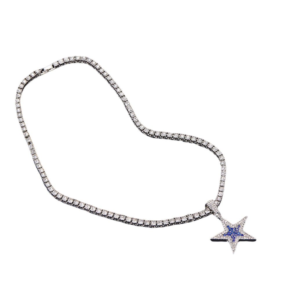 American pentagram necklace