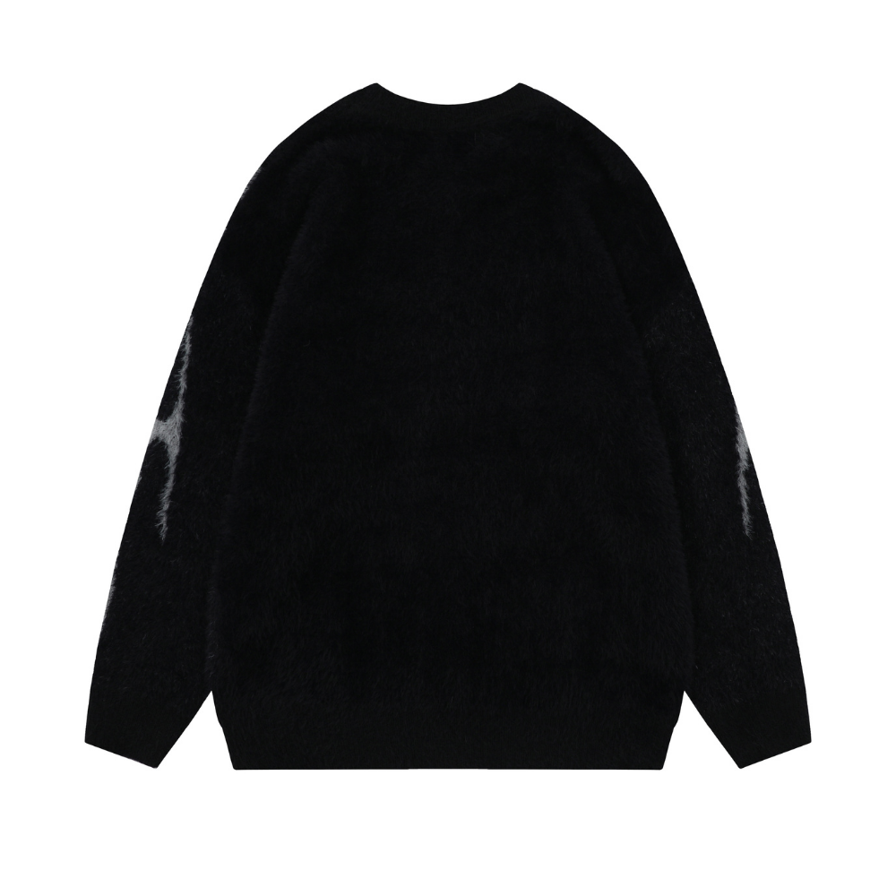 OOC' High Street Devil Pattern Jacquard  Sweater