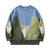 OOC' Cute Cat Color Block Sweater