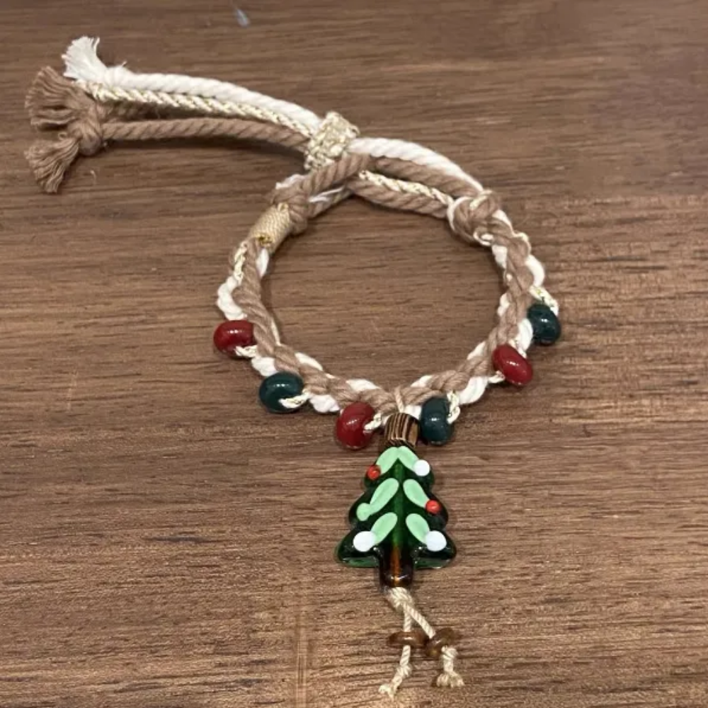 Special Christmas Woven Bracelet