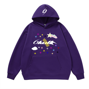 6Kull Star Plan Sky Rock Hoodie