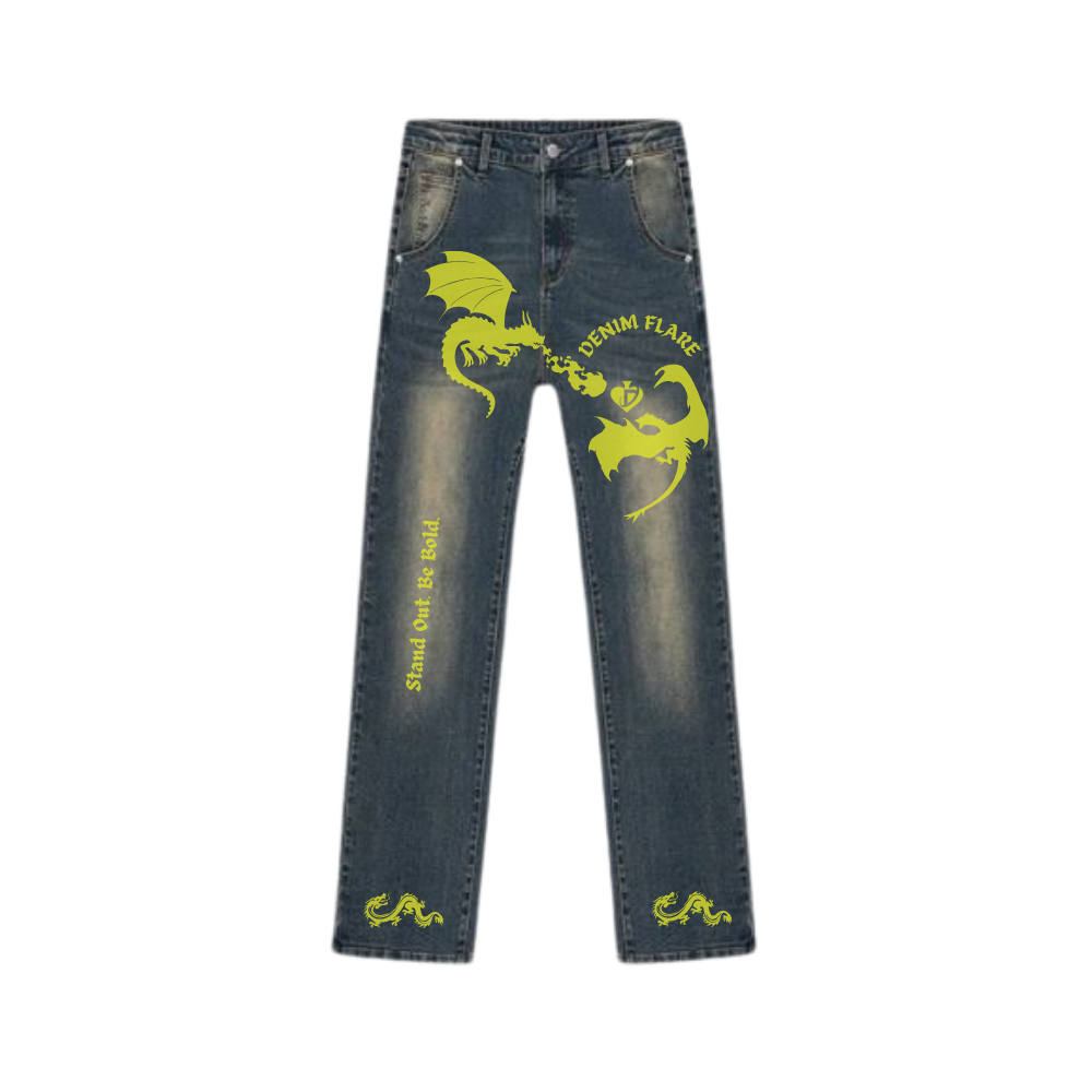 DF |Dragon Fire Stack Jeans