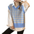 Women's Houndstooth Knitted Vest