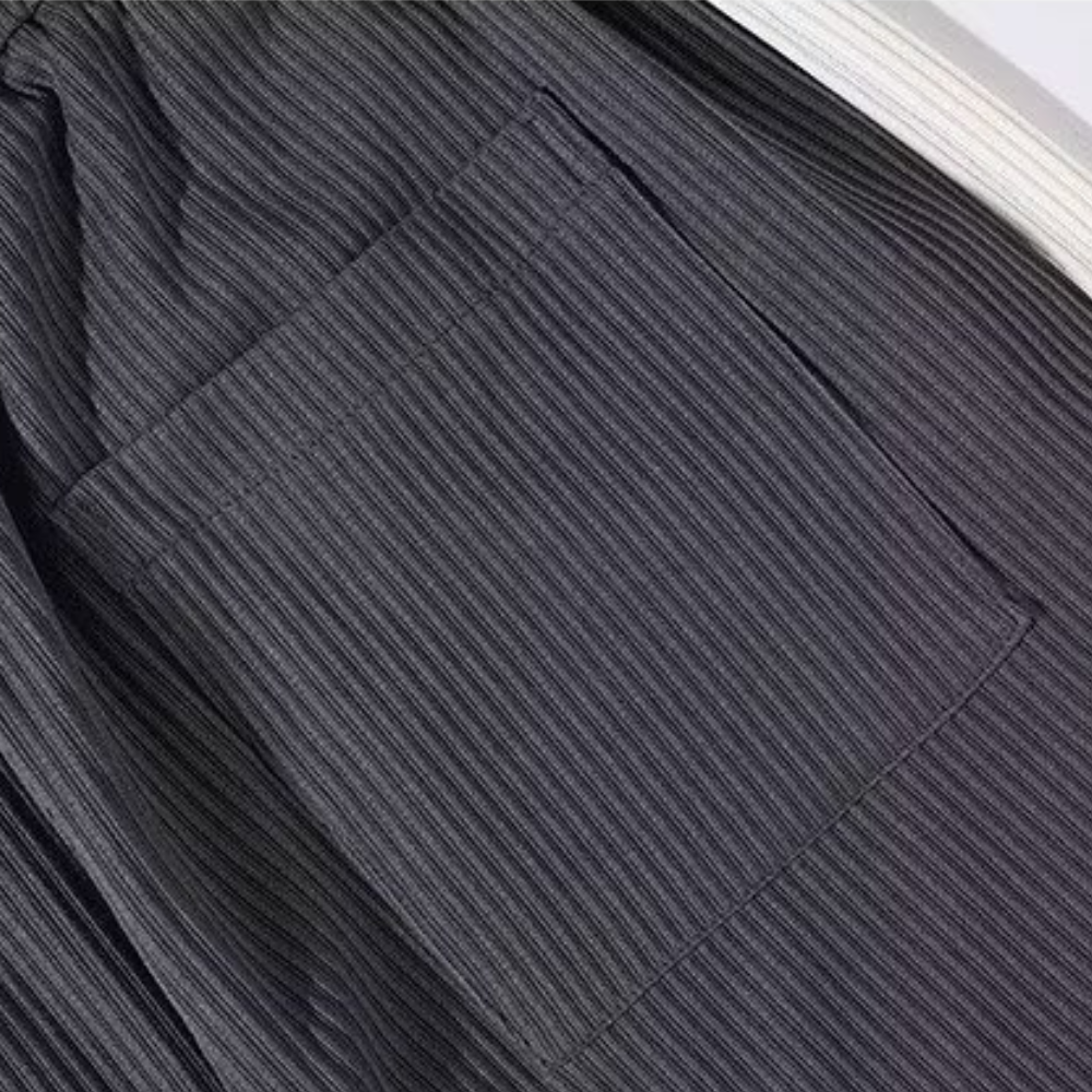 Paneled Drawstring Casual  Sweatpants