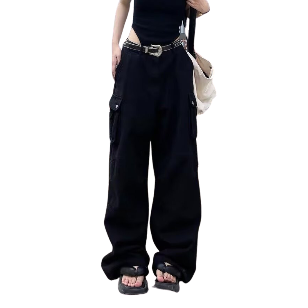 Women's Street Loose Multi-Pocket Cargo Pants