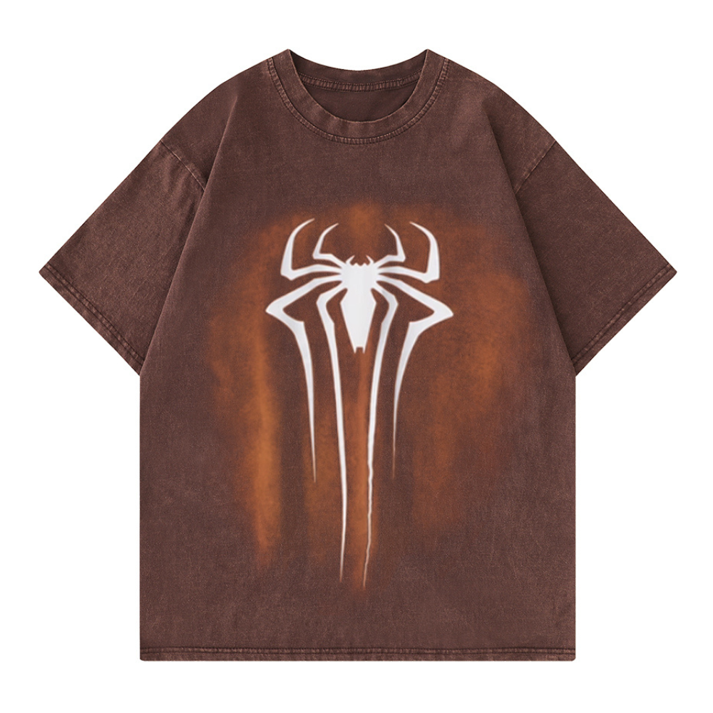High Street Spider Lettering Washed T-shirt