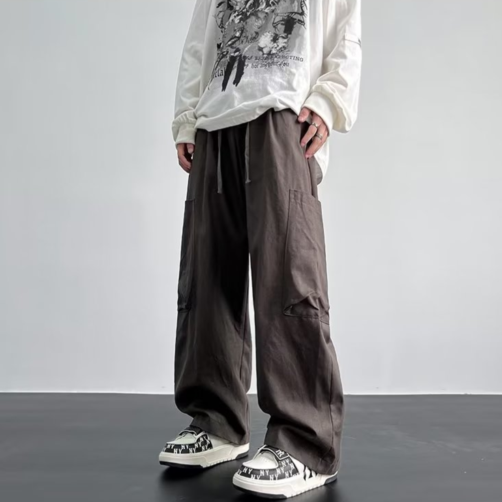 Japanese Loose Big Pocket Cargo Pants