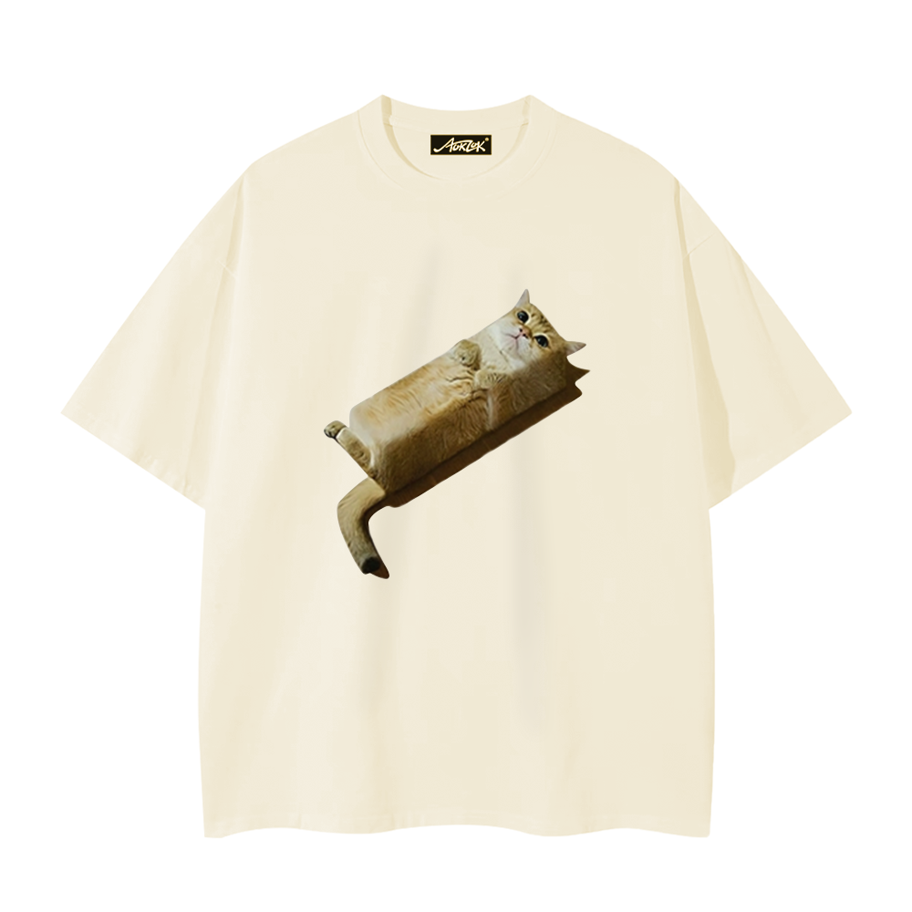 Ge You Lying Cat T-shirt