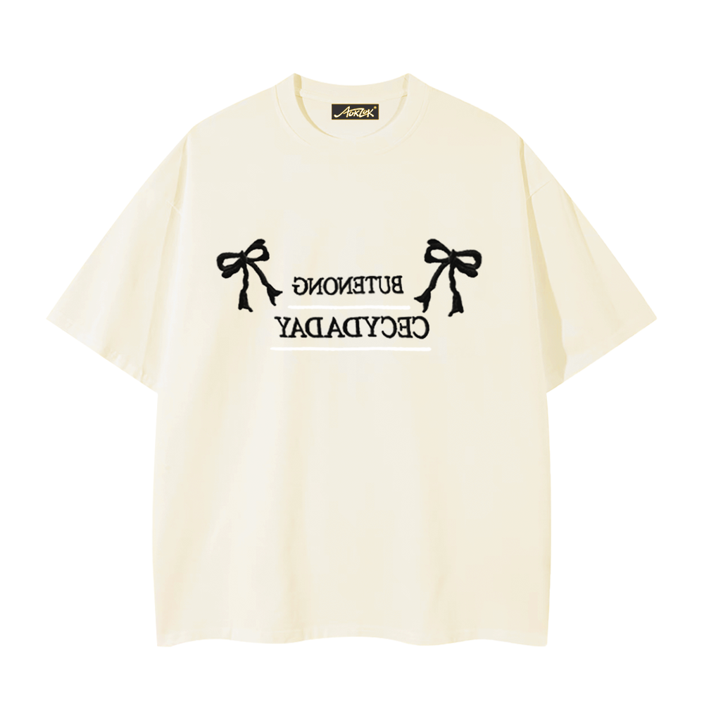 Women's Casual Bow T-Shirt