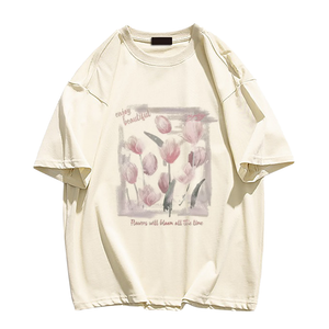 Oil Painting Tulips T-Shirt