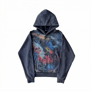 AOKLOK® Distressed Graphic Hoodie – Dark Street Edition