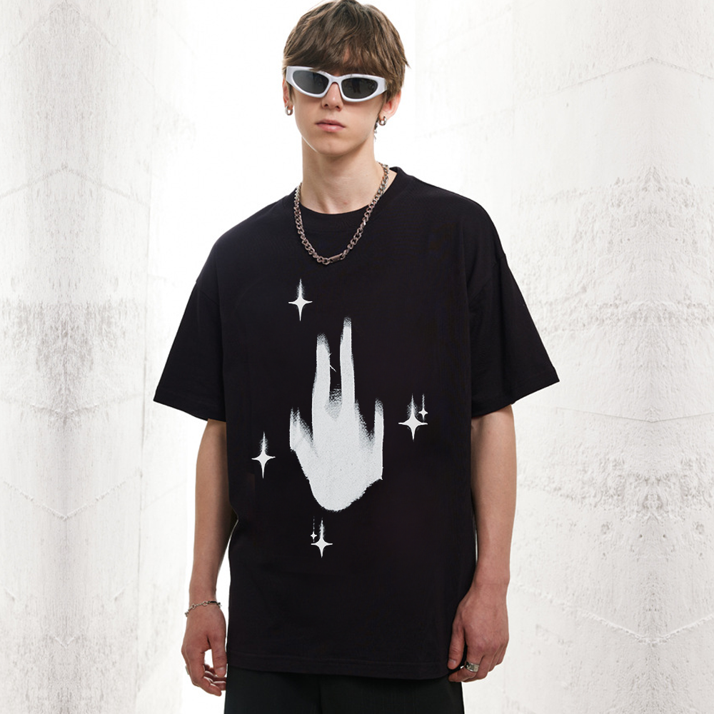 A Falling Man Print T-Shirt