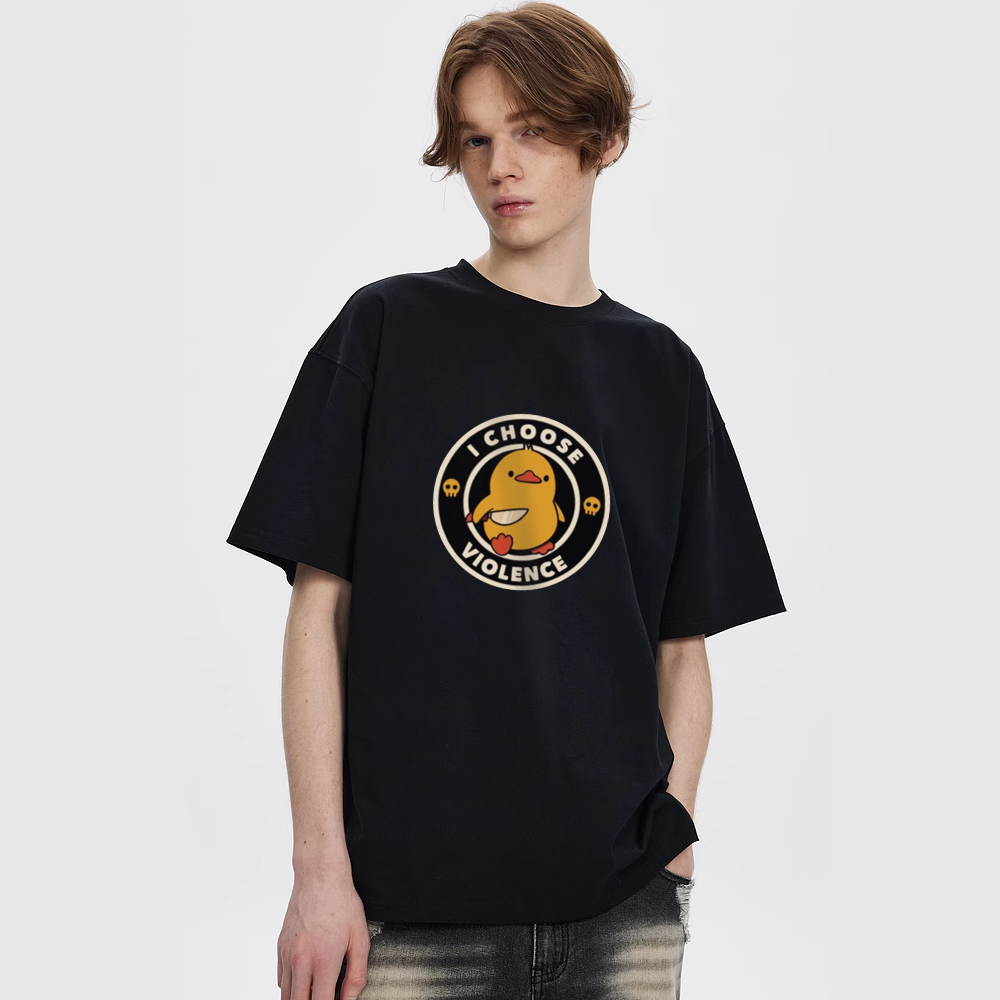 Duck With Knife T-Shirt