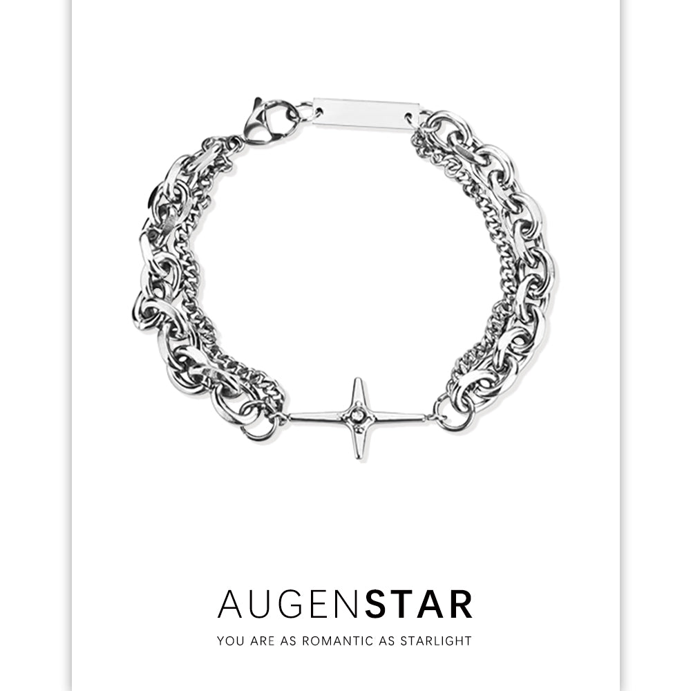 ASR | Cross Star-studded Bracelet